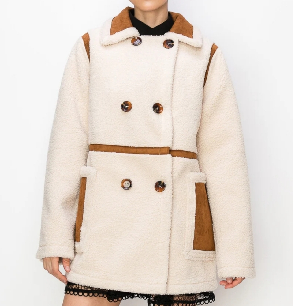 Faux Shearling Coat